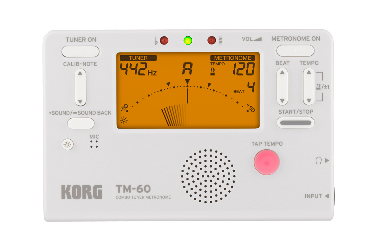Korg TM-60 Combo Tuner Metronome - White