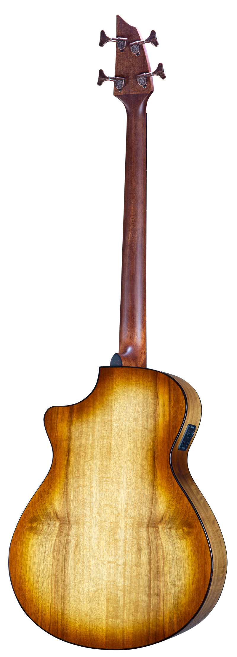 Breedlove Eco Pursuit Exotic S Concerto Ce Acoustic-Electric Bass Guitar - Amber Burst