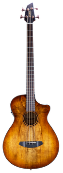 Breedlove Eco Pursuit Exotic S Concerto Ce Acoustic-Electric Bass Guitar - Amber Burst