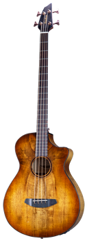 Breedlove Eco Pursuit Exotic S Concerto Ce Acoustic-Electric Bass Guitar - Amber Burst