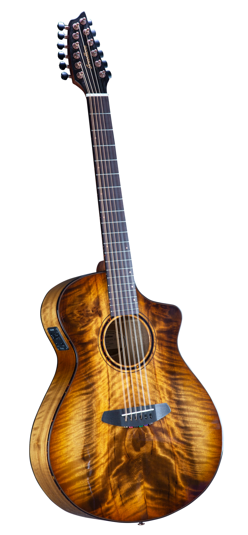 Breedlove Eco Pursuit Exotic S Concert Ce 12-String Acoustic-Electric Guitar - Amber Burst