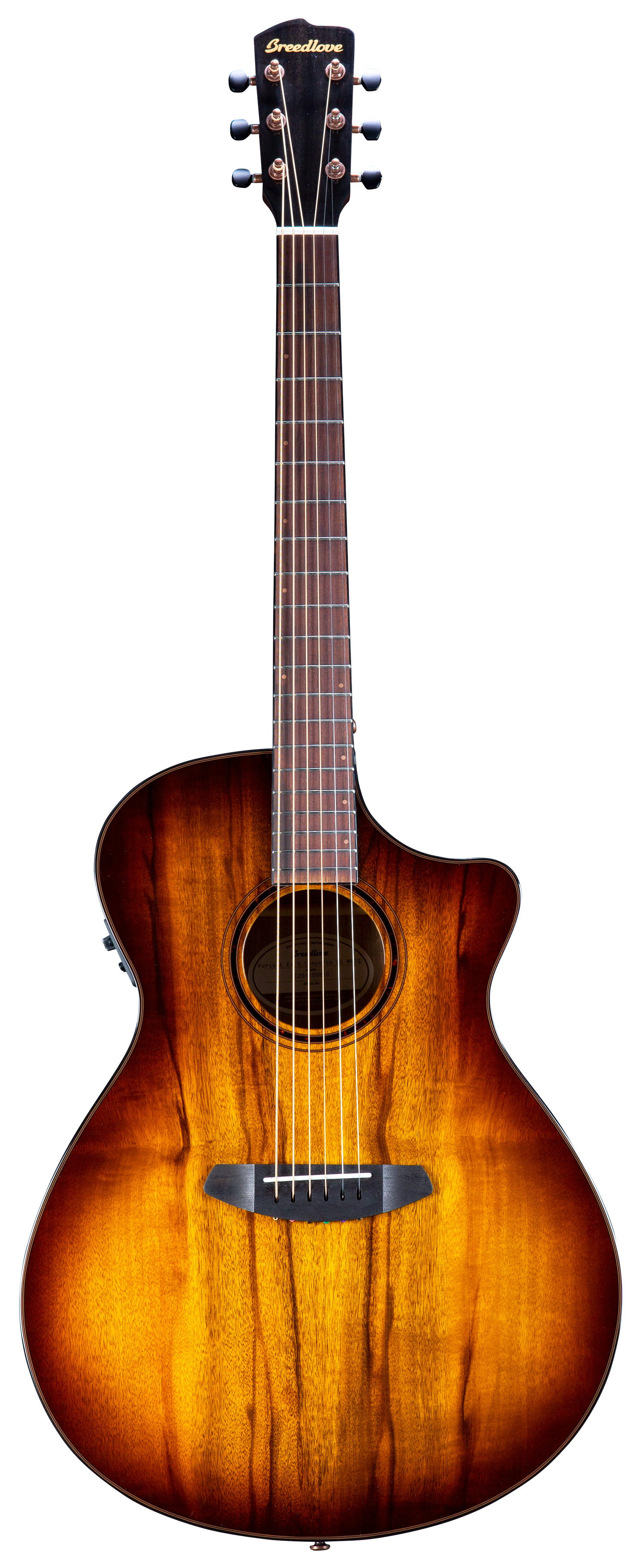 Breedlove Eco Pursuit Exotic S Concerto Ce Acoustic-Electric Guitar - Tiger's Eye