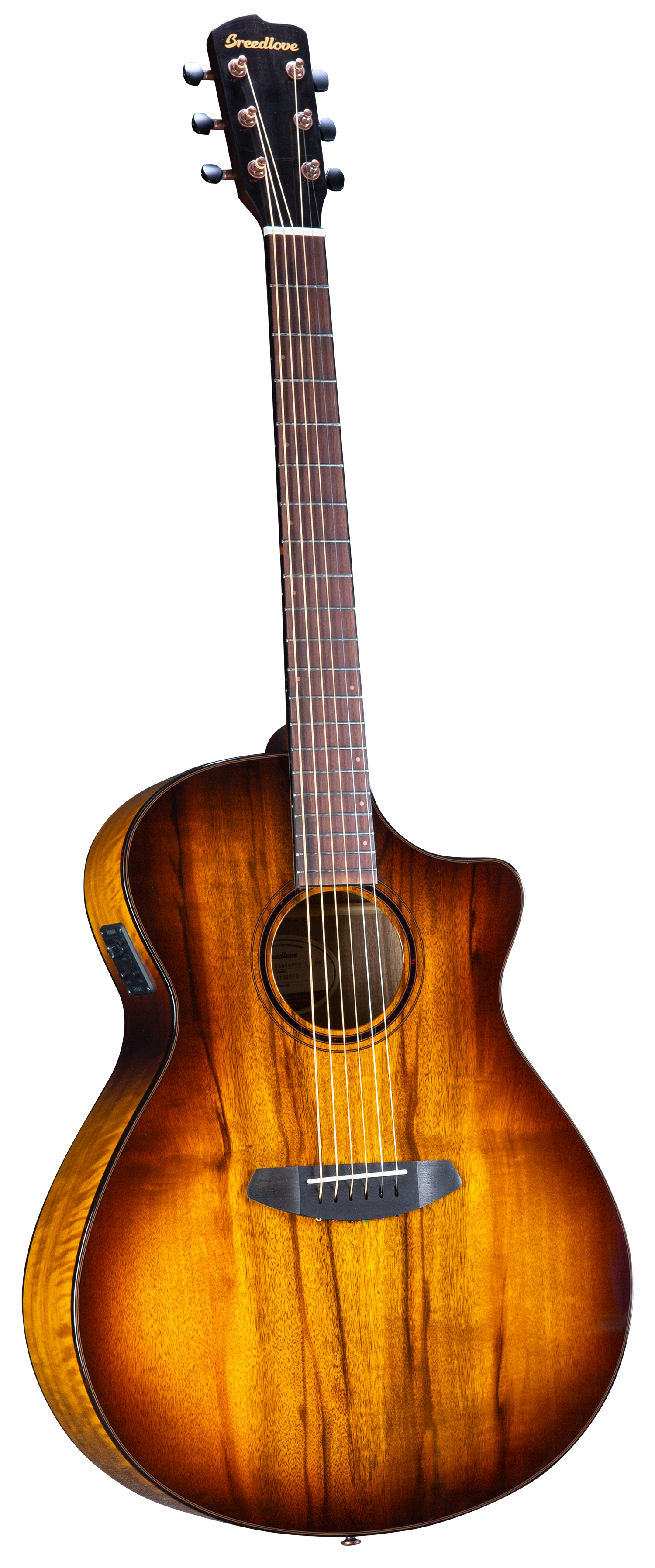 Breedlove Eco Pursuit Exotic S Concerto Ce Acoustic-Electric Guitar - Tiger's Eye