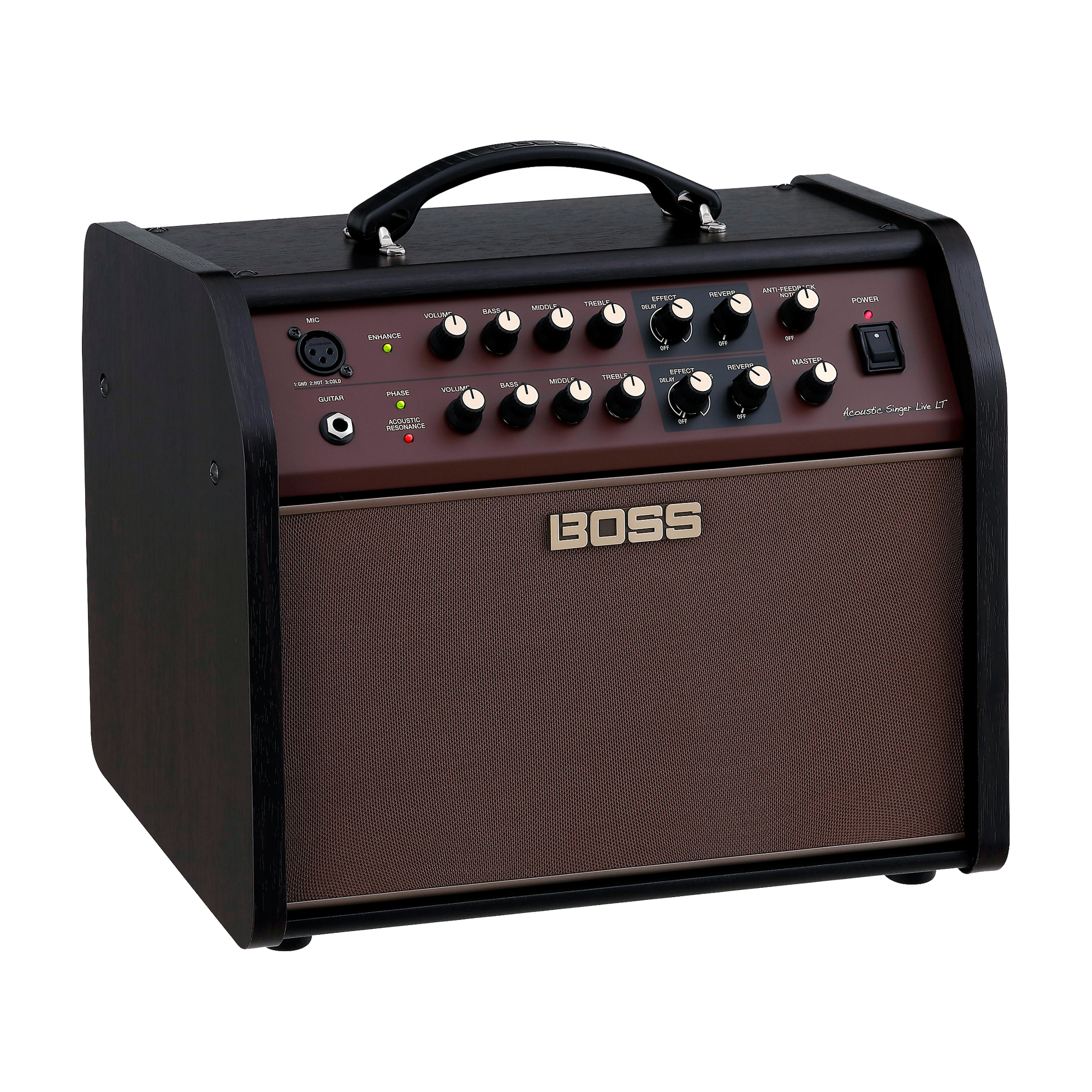 Front angle view of Acoustic Singer Live LT 60W 1x6.5 Acoustic Guitar Combo Amplifier