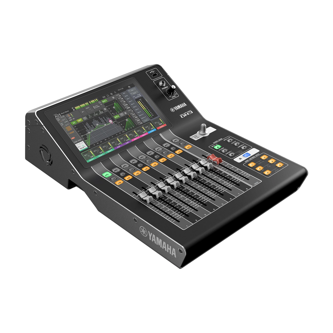 Front angle view of Yamaha DM3S 22-Channel Digital Mixer