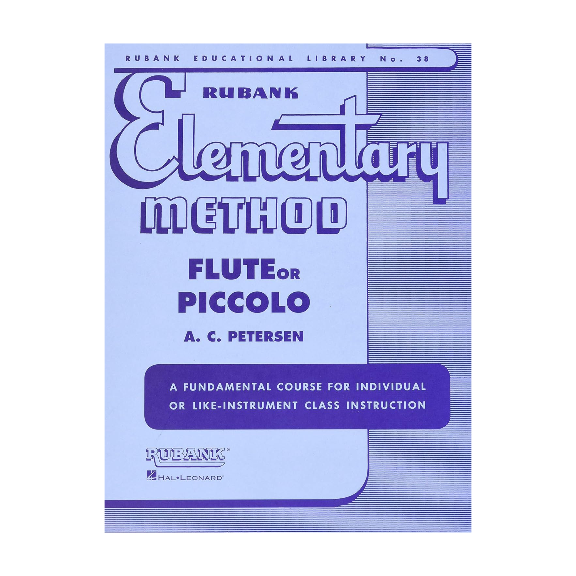 Front view of RUBANK ELEMENTARY METHOD – FLUTE OR PICCOLO