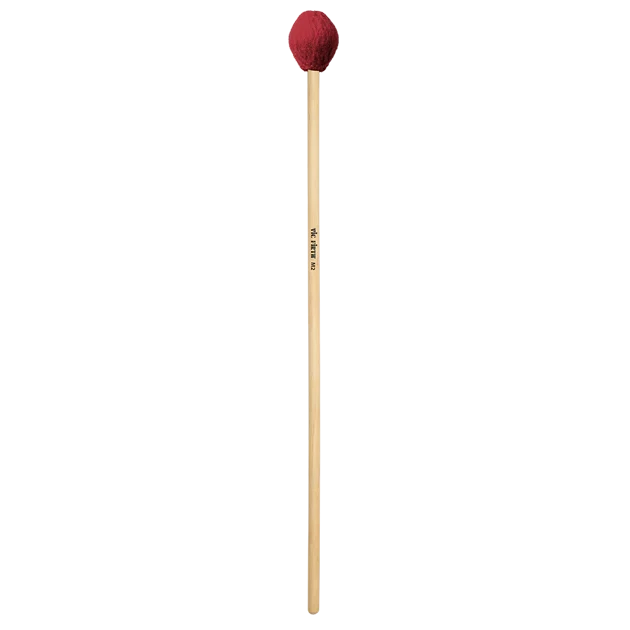 Vic Firth M2 American Custom Keyboard - Medium, Red Yarn Mallets