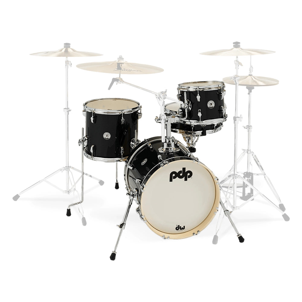 PDP New Yorker 4-Piece Shell Pack - Black Onyx Sparkle
