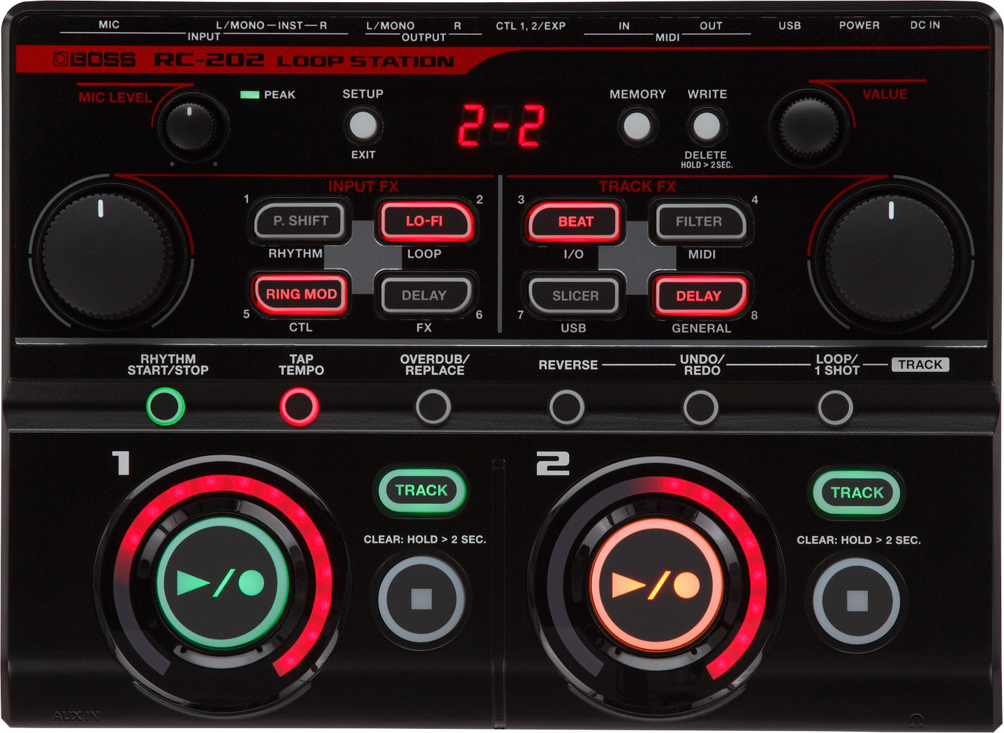 Boss RC-202 Loop Station Compact Performance Controller