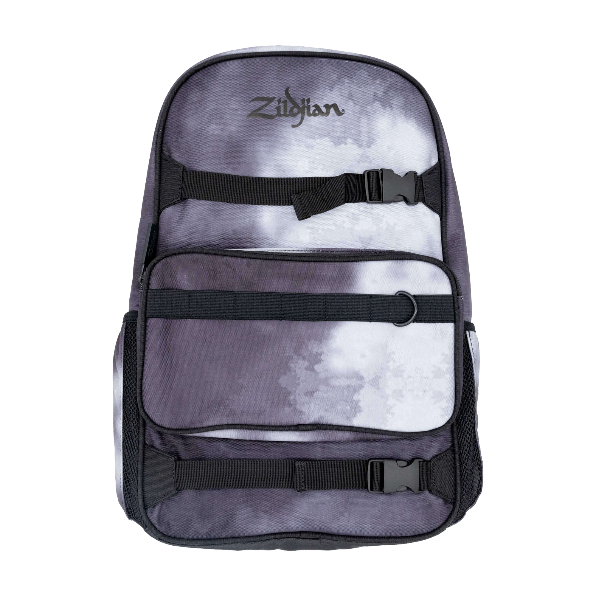 View of backpack Zildjian ZXBP00102 Student Backpack And Stick Bag  - Black Rain Cloud