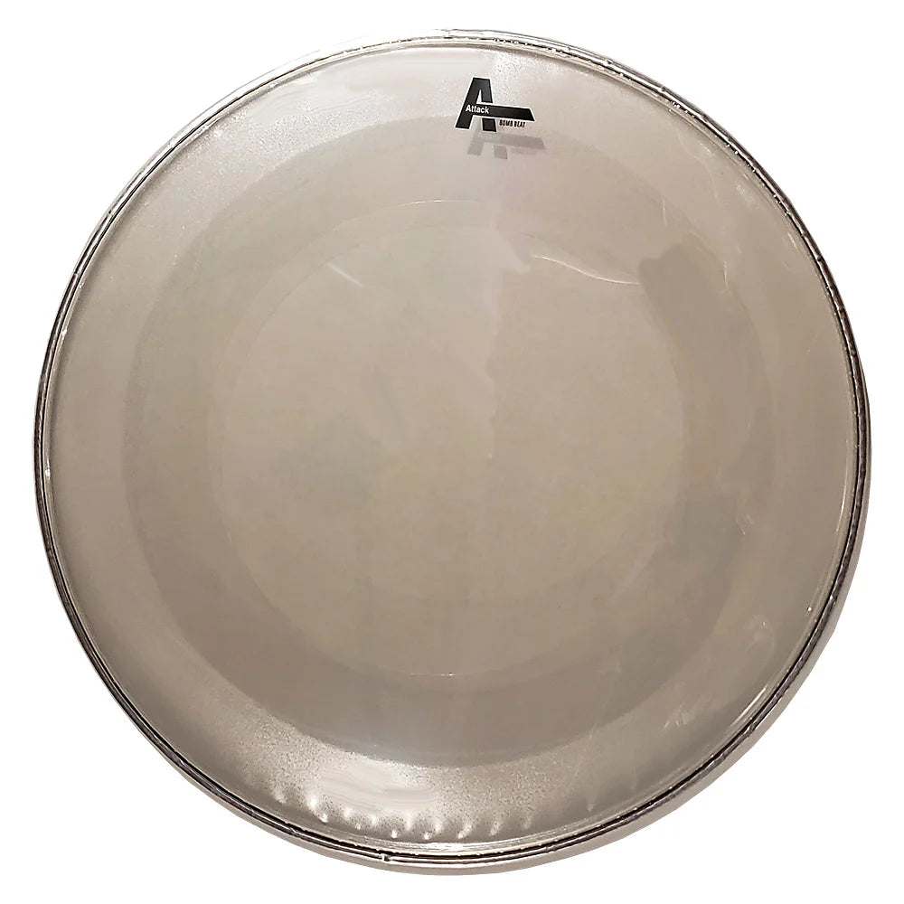 Attack Bombbeat 2 Ply No Overtone Bass Drum Head - 22 - Clear