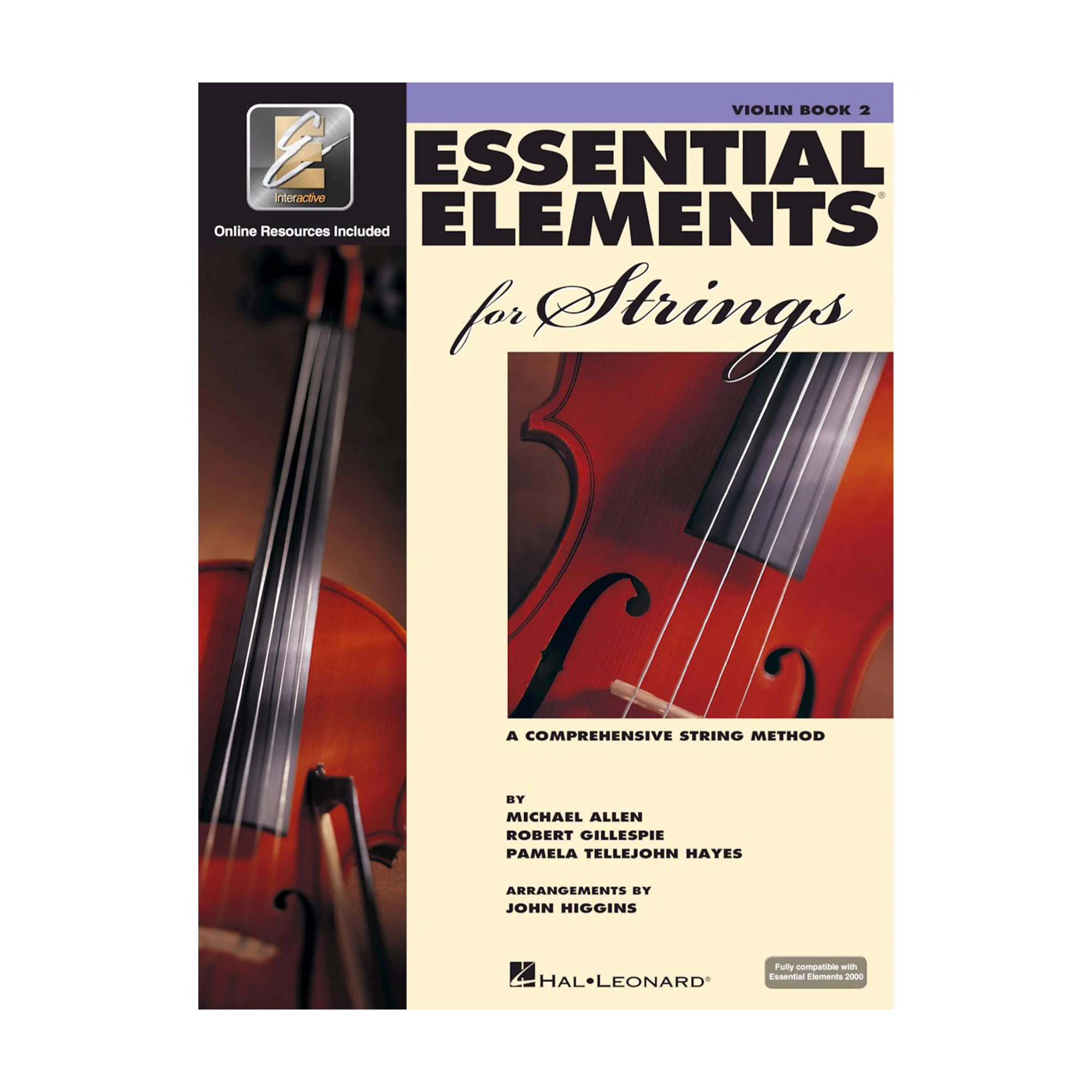 Front view of Essential Elements For Strings – Violin Book 2