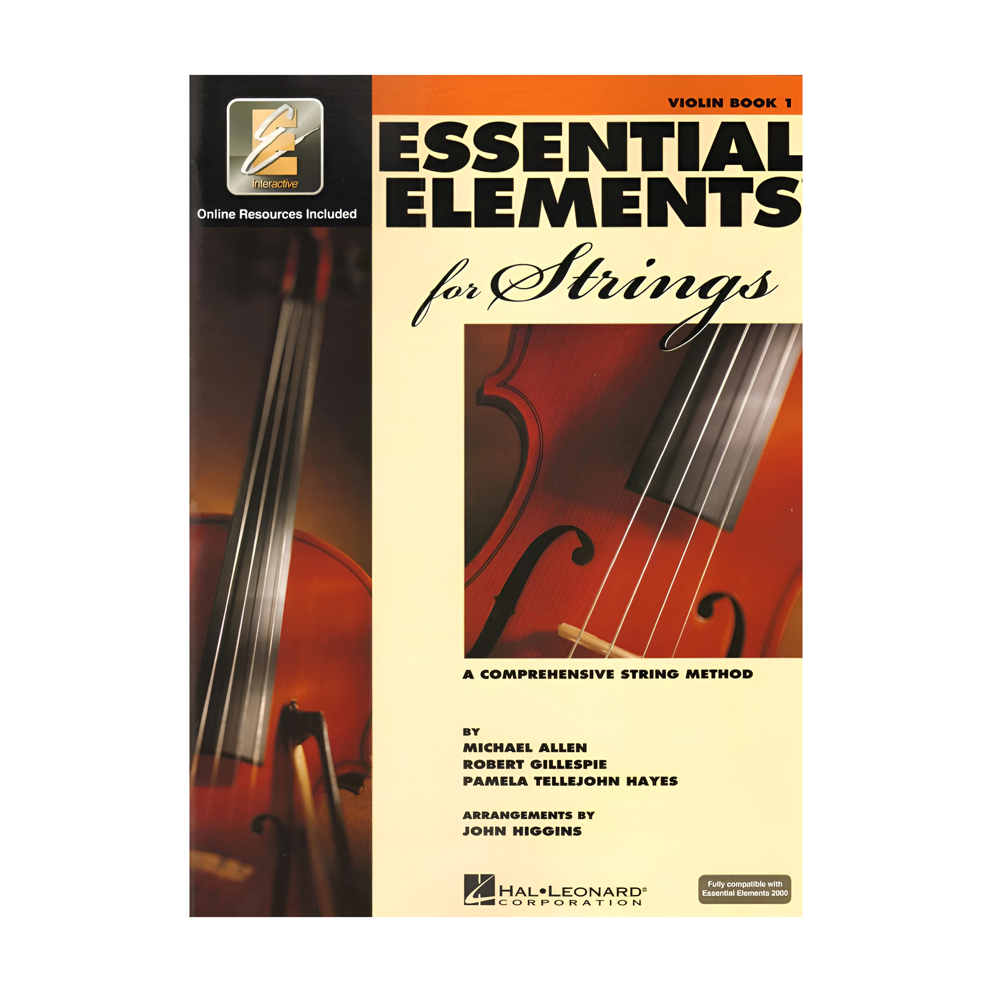 Front view of Essential Elements For Strings Violin Book 1
