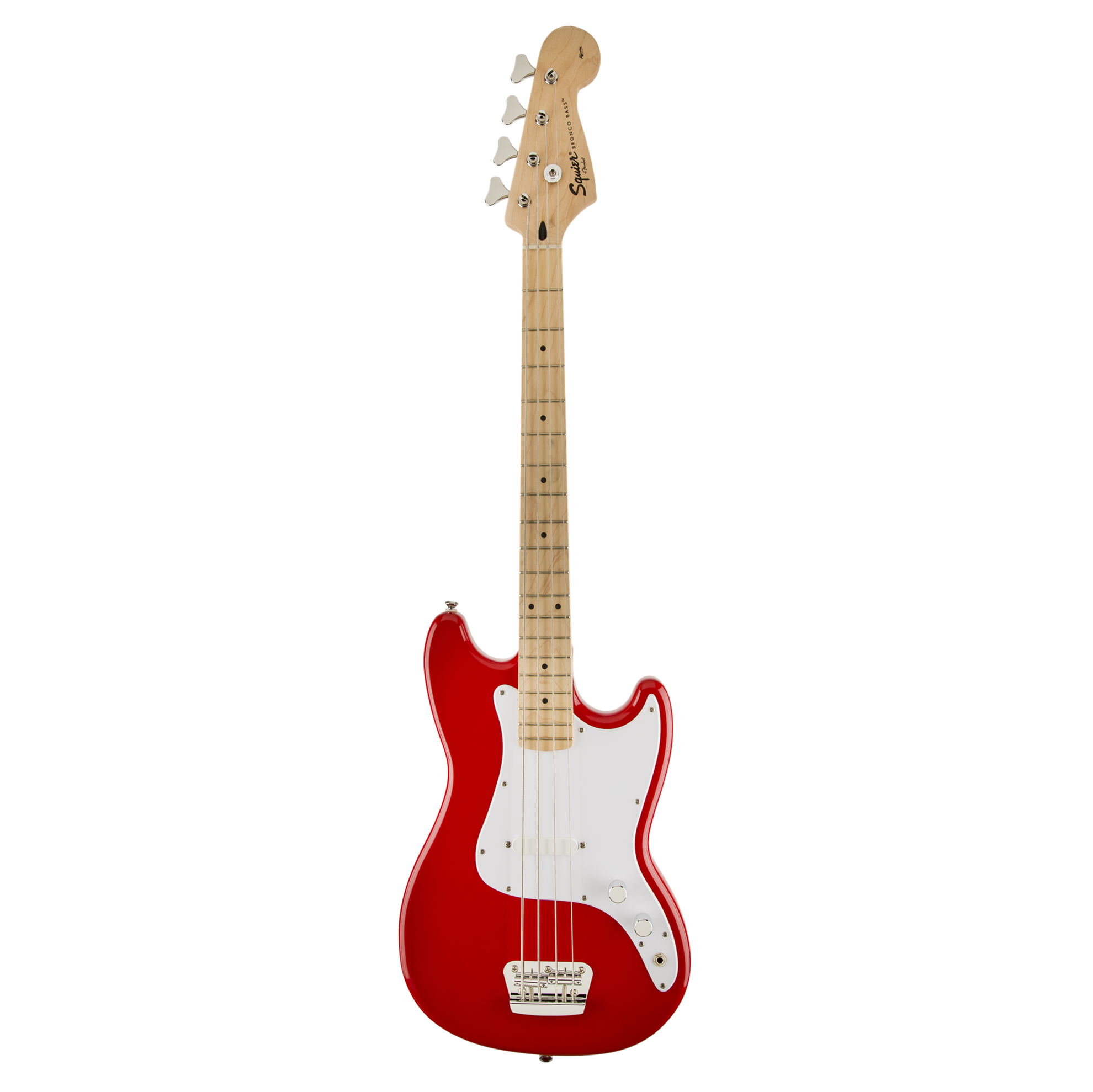 Squier Bronco 4 String Electric Bass - Torino Red