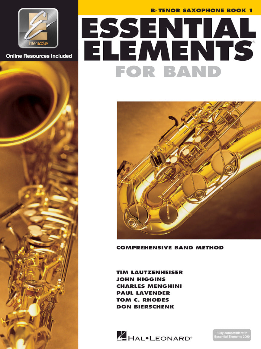 Elementos Esenciales Para Banda - Saxofón Tenor Libro 1