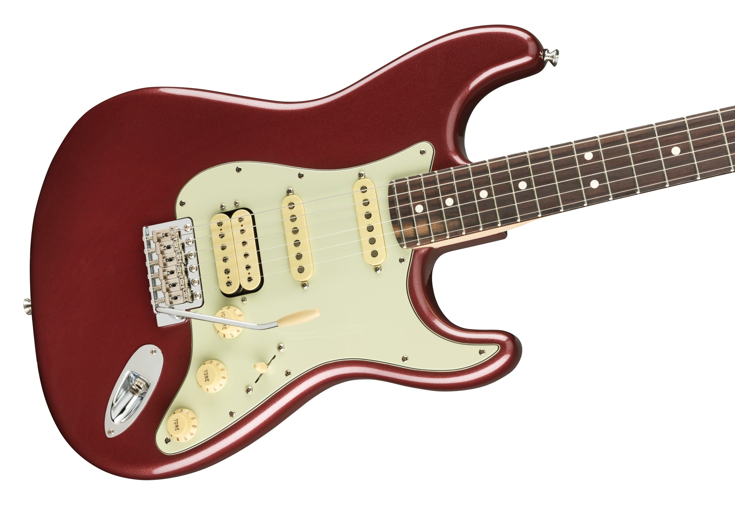 Fender American Performer Stratocaster HSS Electric Guitar - Aubergine