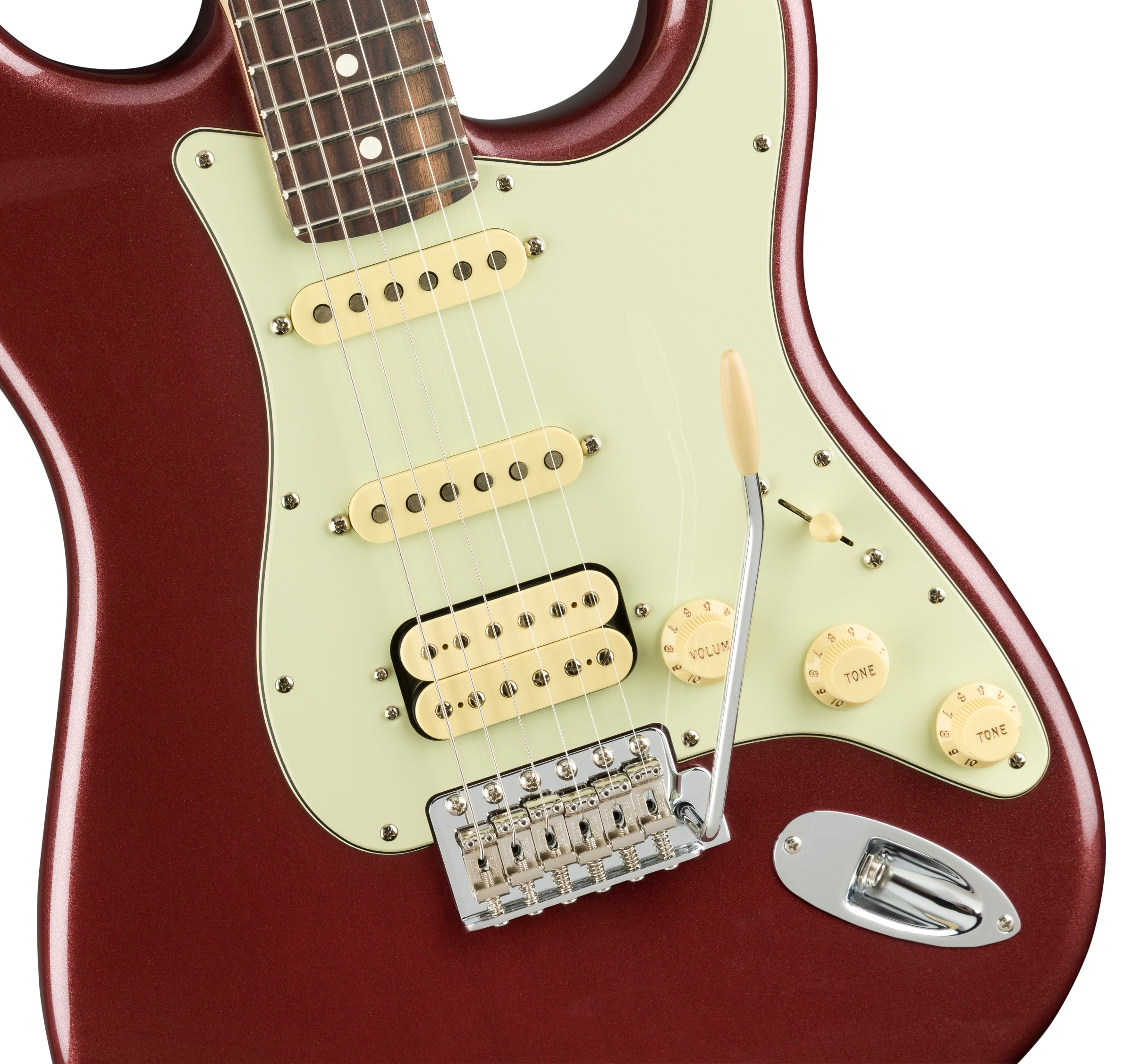 Fender American Performer Stratocaster HSS Electric Guitar - Aubergine