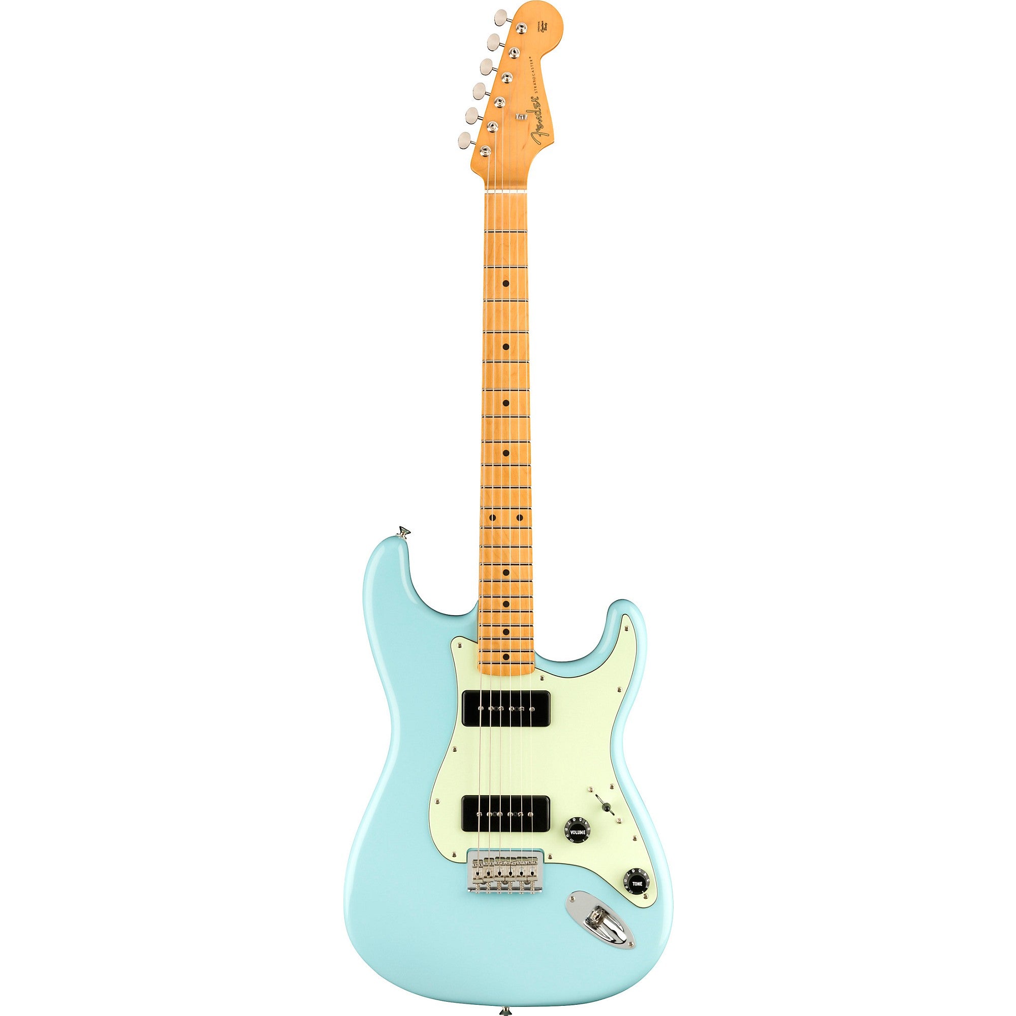 Fender Noventa Stratocaster Maple Fingerboard Electric Guitar Daphne Blue