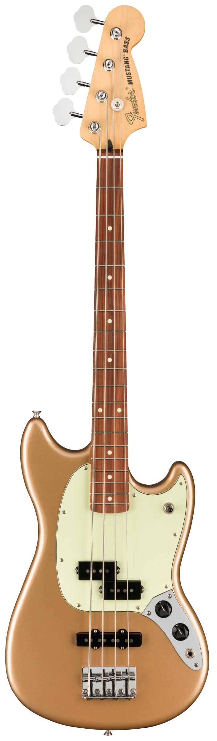 Fender Player Mustang Bass PJ Electric Bass - Firemist Gold