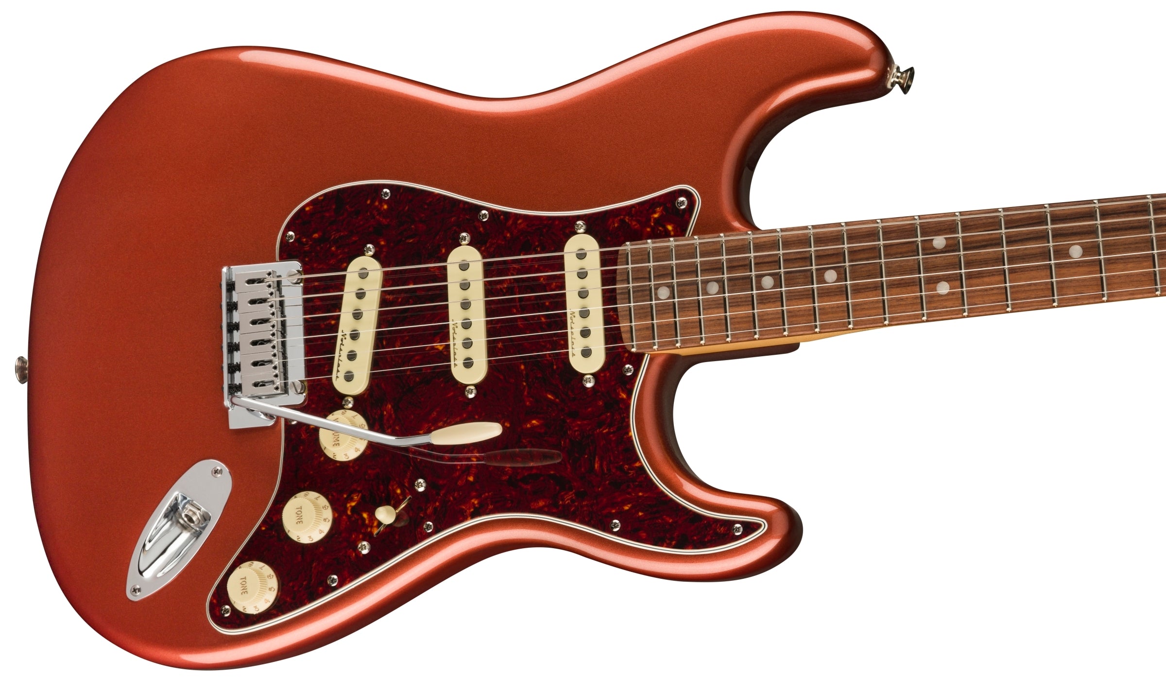 Fender Player Plus Stratocaster Electric Guitar - Aged Candy Apple Red