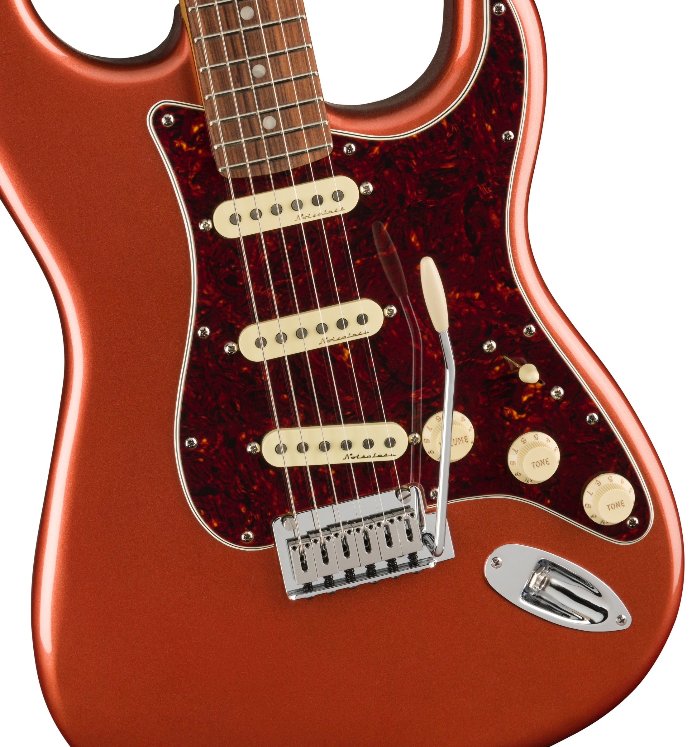 Fender Player Plus Stratocaster Electric Guitar - Aged Candy Apple Red