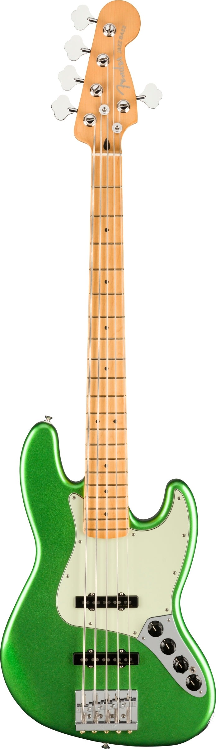 Fender Player Plus Active Jazz Bass V 5 string Electric Bass - Cosmic Jade