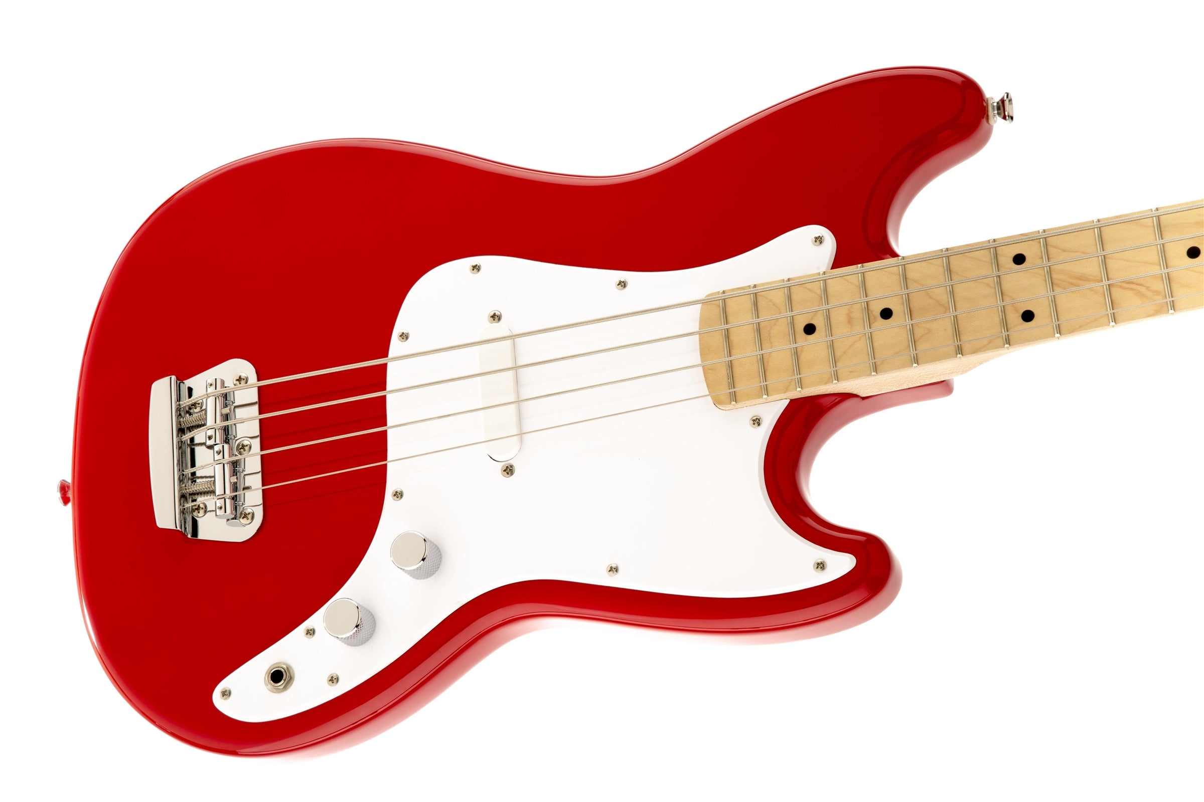 Squier Bronco 4 String Electric Bass - Torino Red