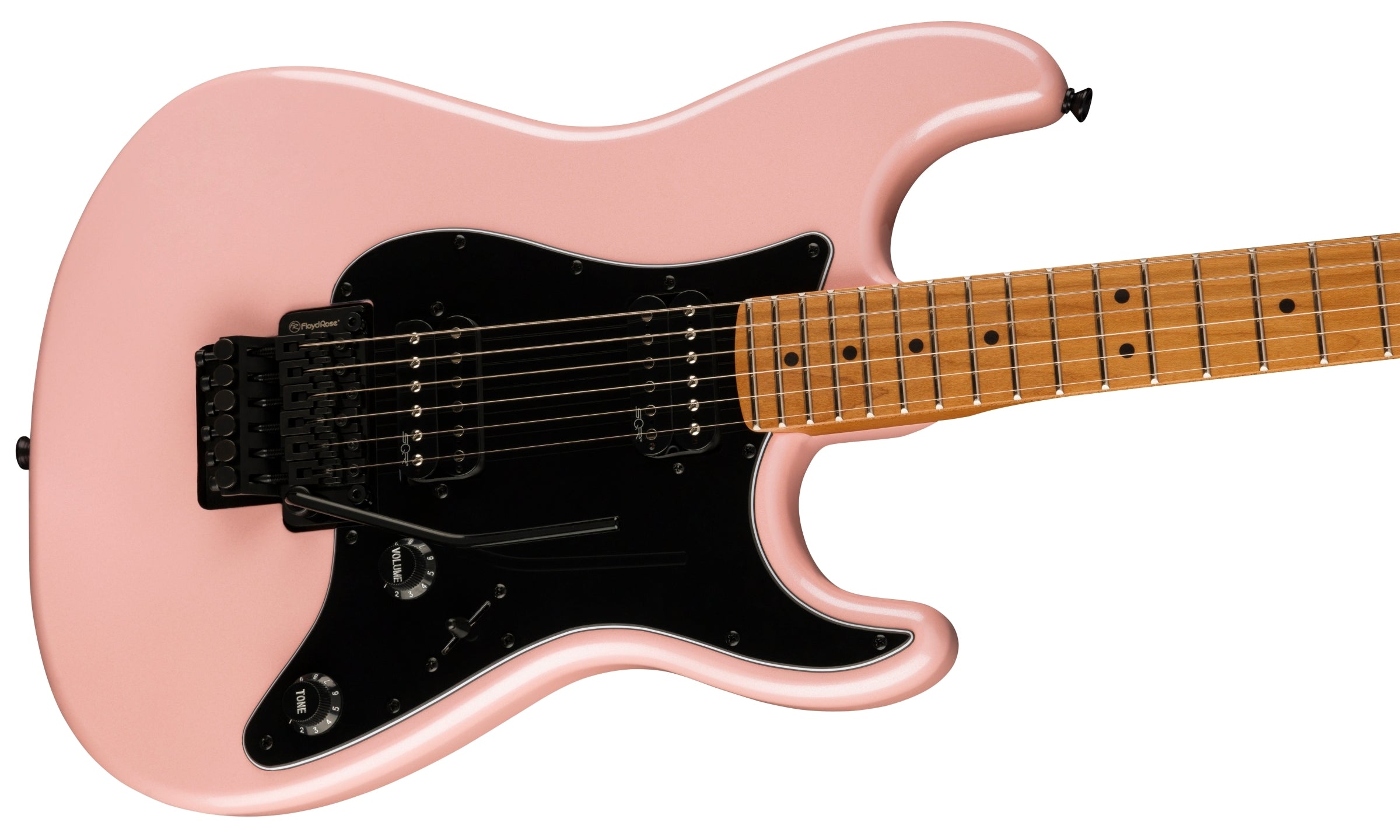 Squier Contemporary Stratocaster HH FR Solidbody Electric Guitar - Shell Pink Pearl