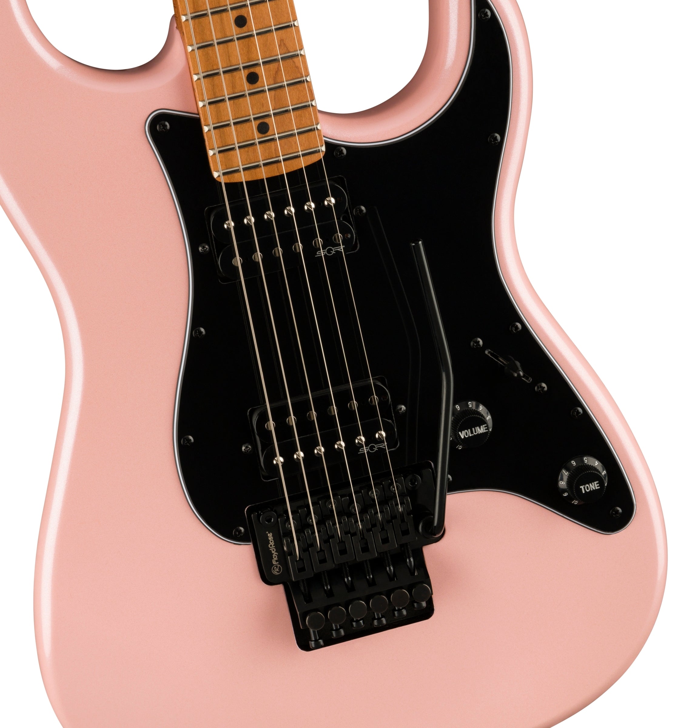Squier Contemporary Stratocaster HH FR Solidbody Electric Guitar - Shell Pink Pearl
