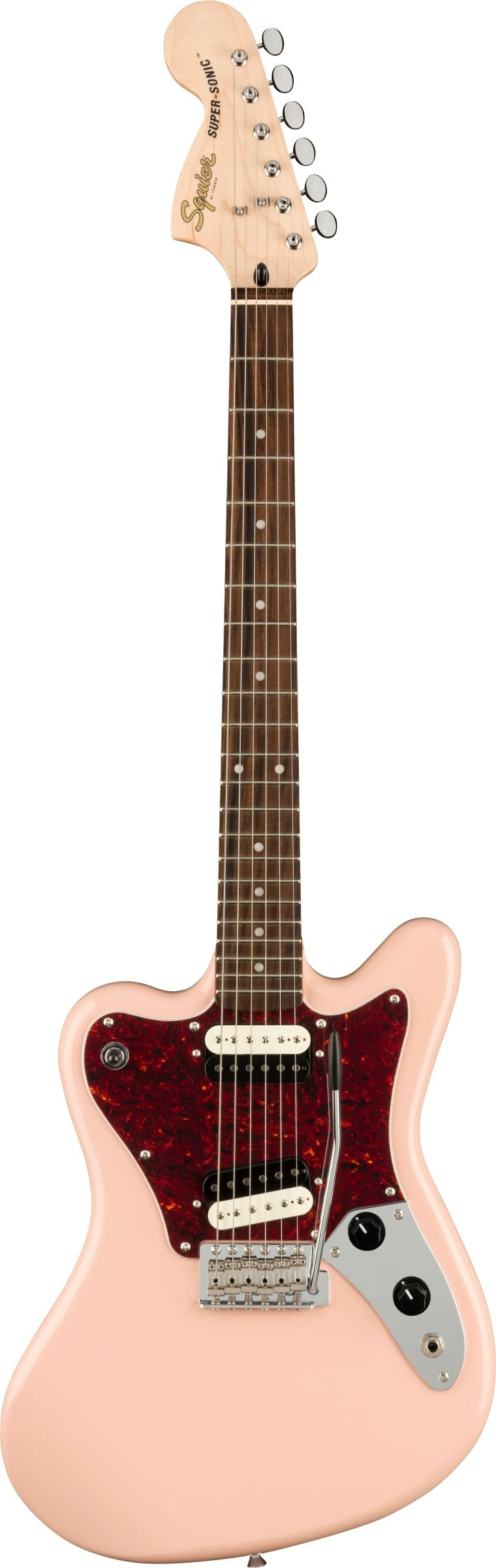 Squier Paranormal Super-Sonic Electric Guitar - Shell Pink