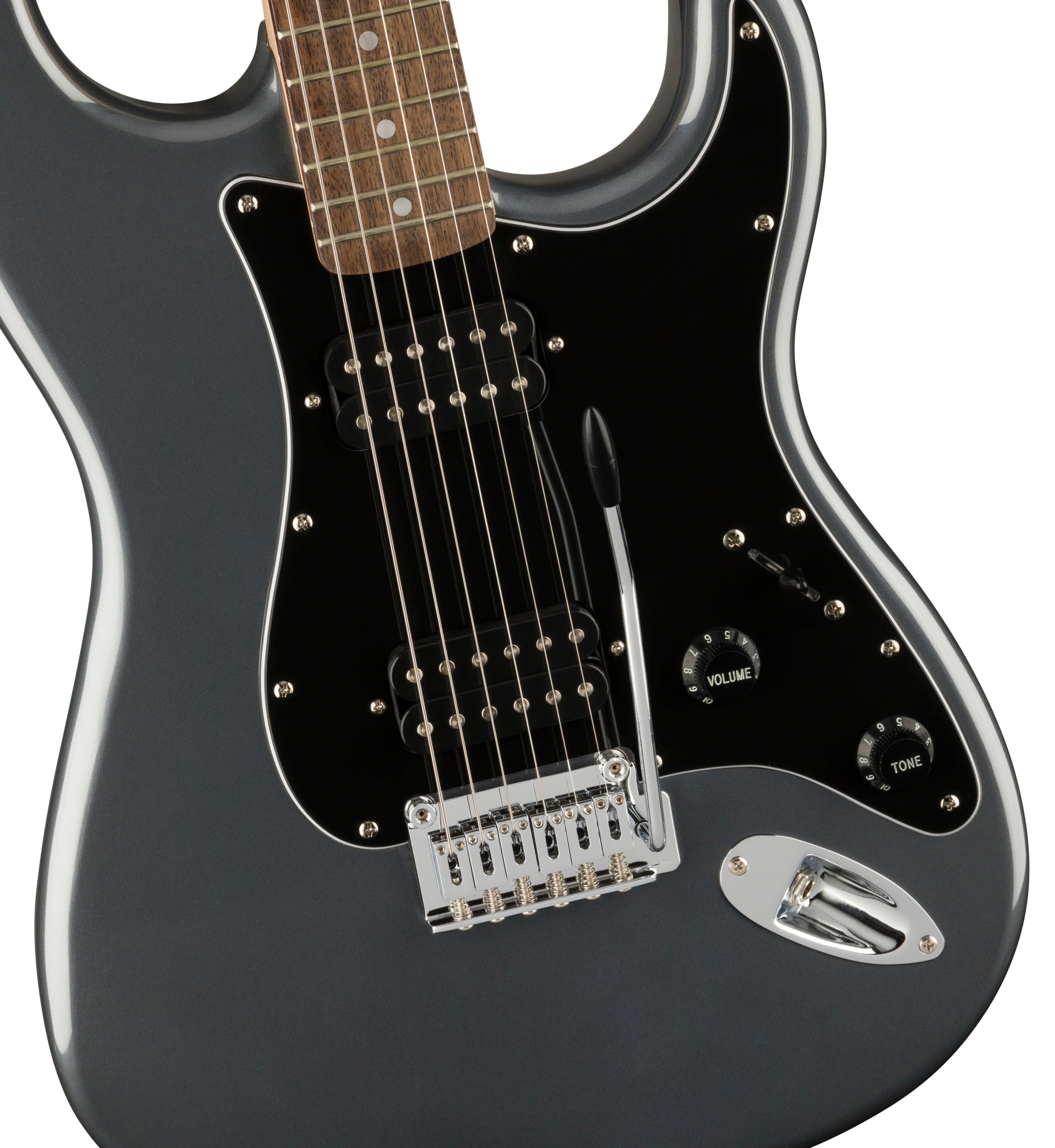 Squier Affinity Series Stratocaster Electric Guitar - Charcoal Frost Metallic