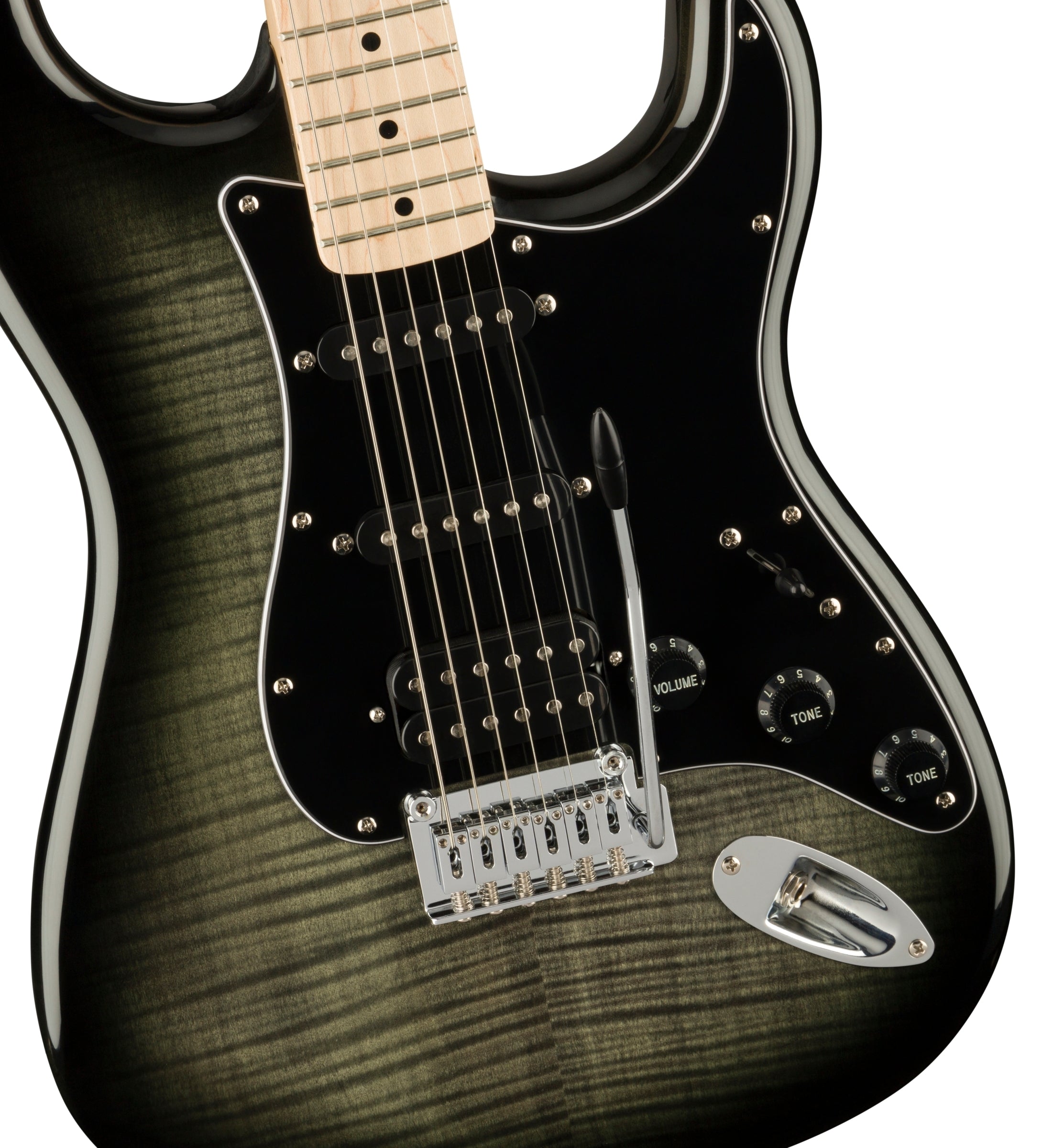 Squier Affinity Series Stratocaster Electric Guitar - Black Burst
