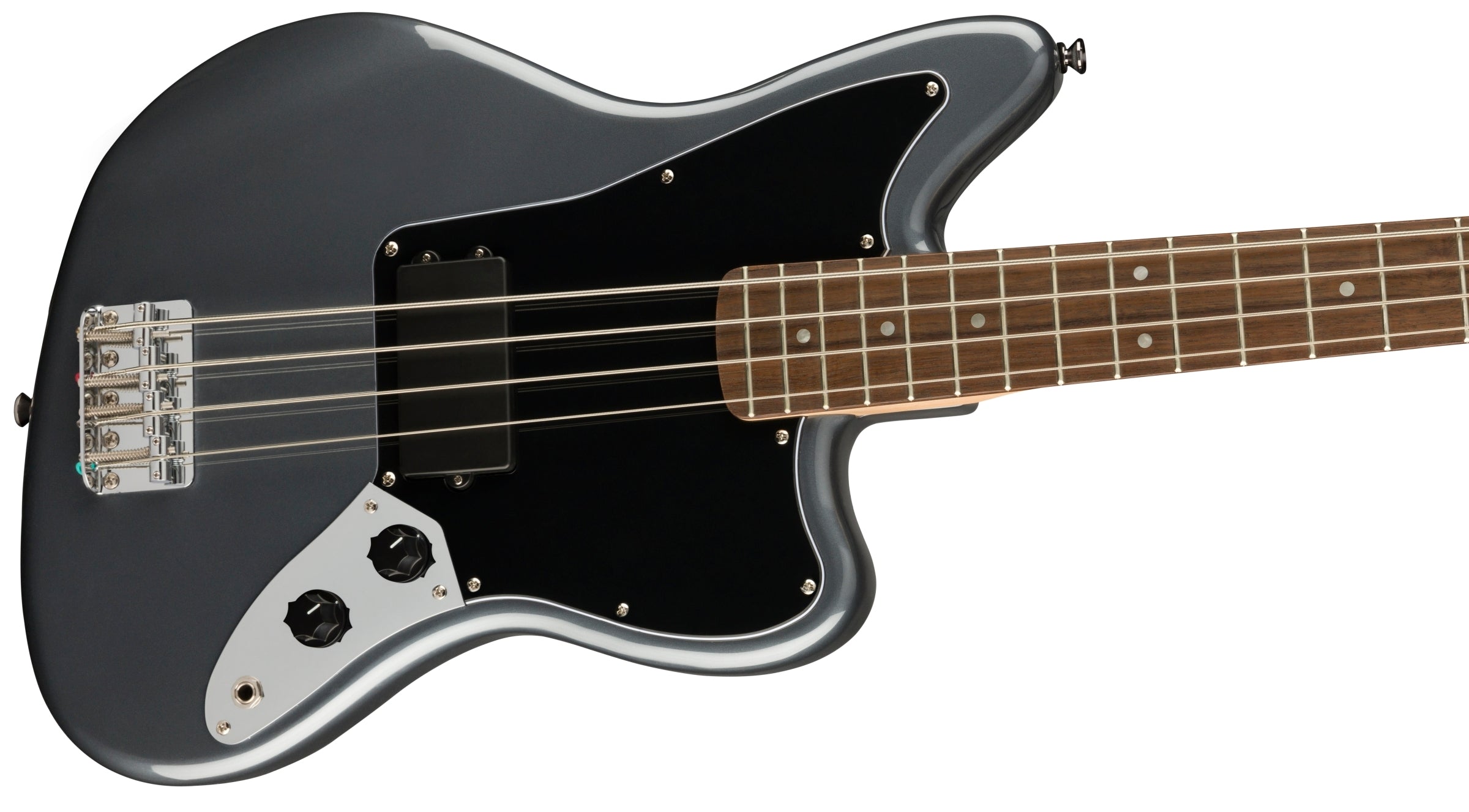 Squier Affinity Series Jaguar 4-String Electric Bass  - Charcoal Frost Metallic