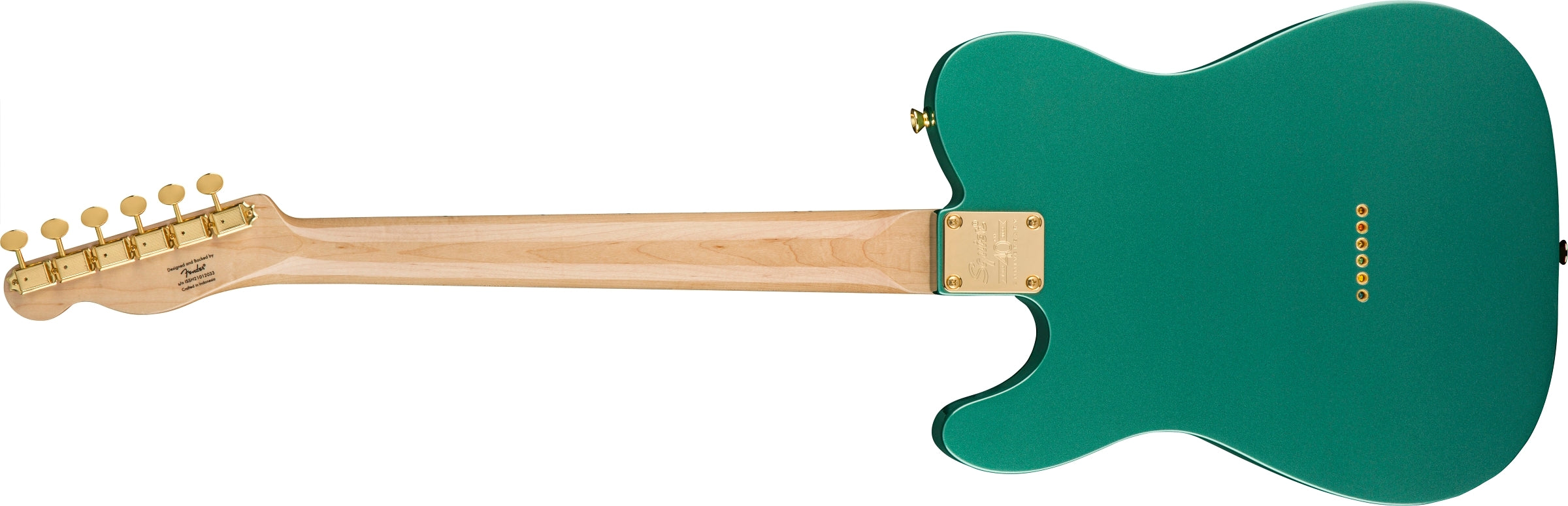 Squier 40th Anniversary Gold Edition Telecaster Electric Guitar - Sherwood Green
