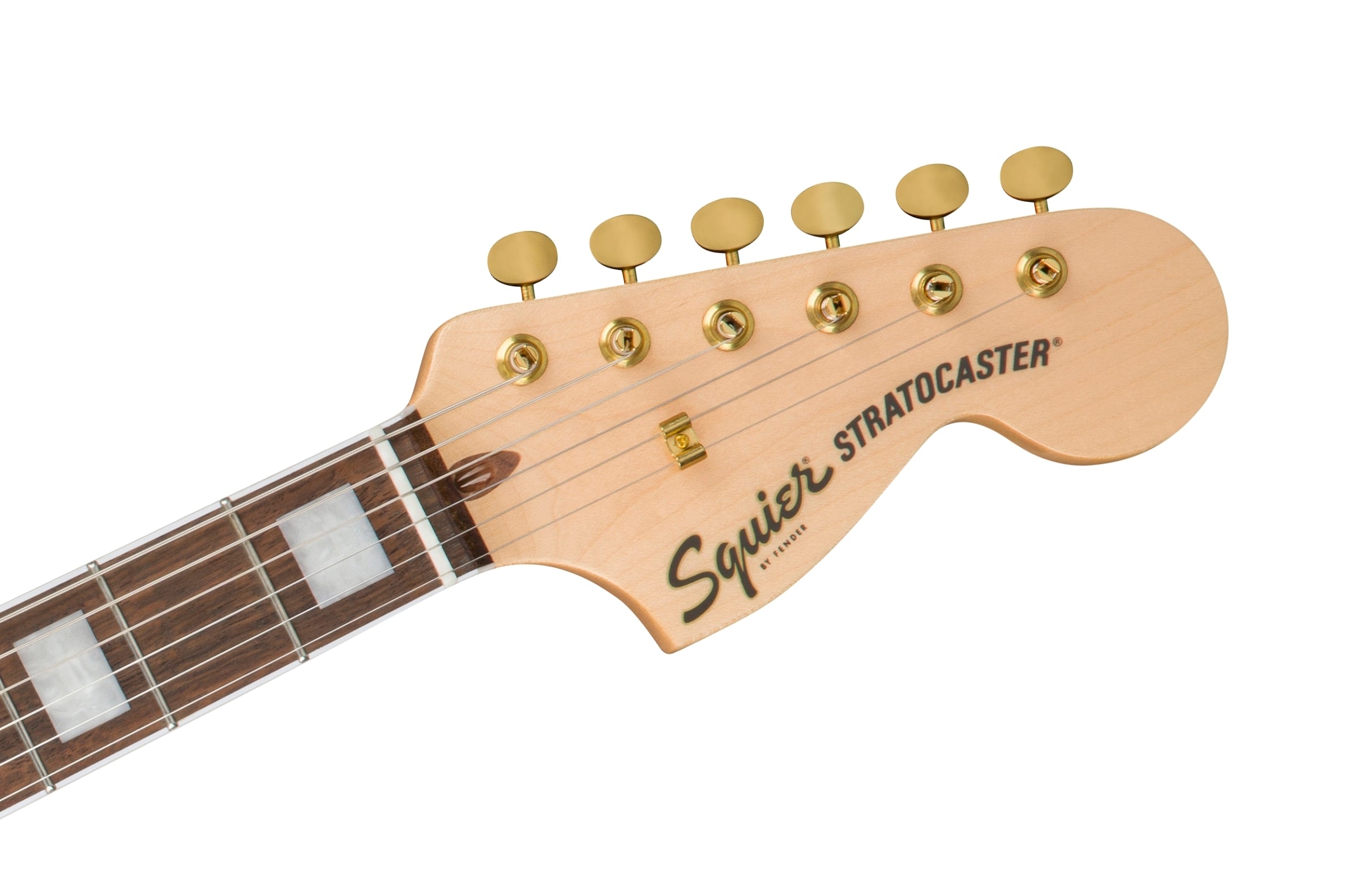 Squier 40th Anniversary Gold Edition Stratocaster Electric Guitar - Sienna Sunburst