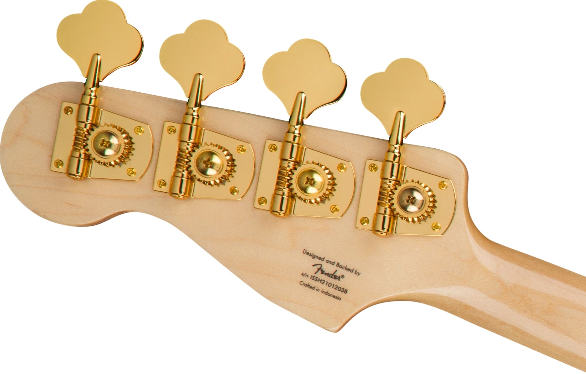 Squier 40th Anniversary Gold Edition Precision Electric Bass Guitar - Black