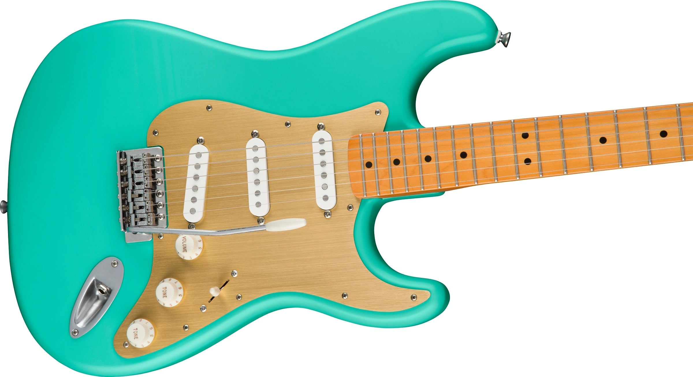 Squier 40th Anniversary Stratocaster Vintage Edition Electric Guitar - Satin Seafoam Green