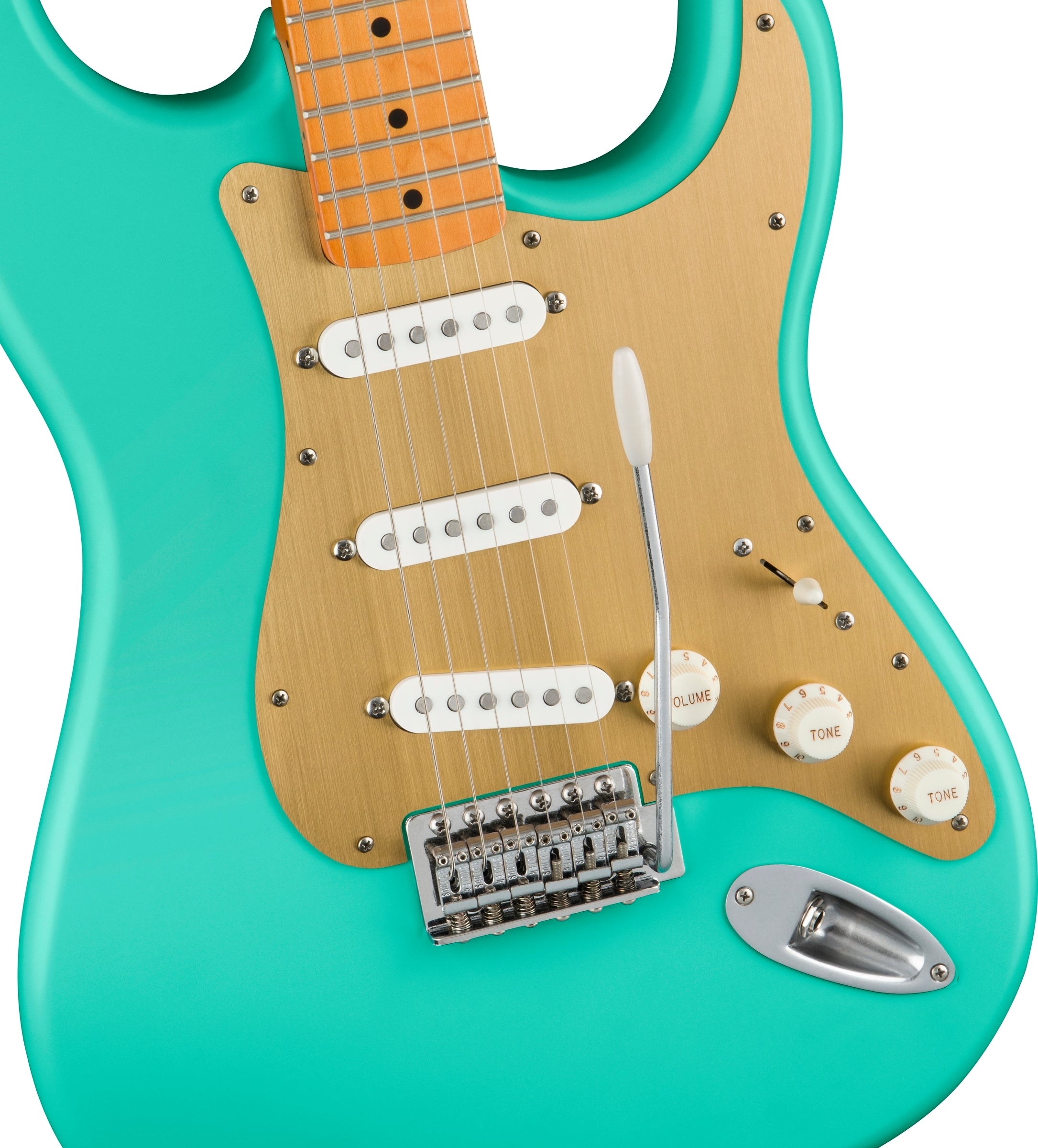Squier 40th Anniversary Stratocaster Vintage Edition Electric Guitar - Satin Seafoam Green
