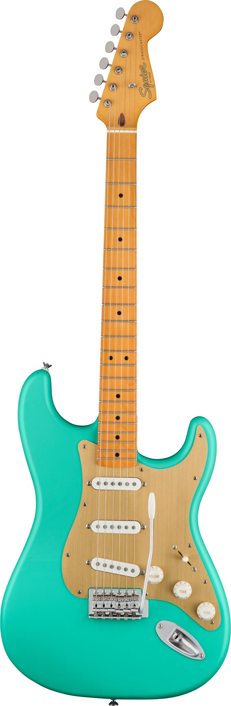 Squier 40th Anniversary Stratocaster Vintage Edition Electric Guitar - Satin Seafoam Green