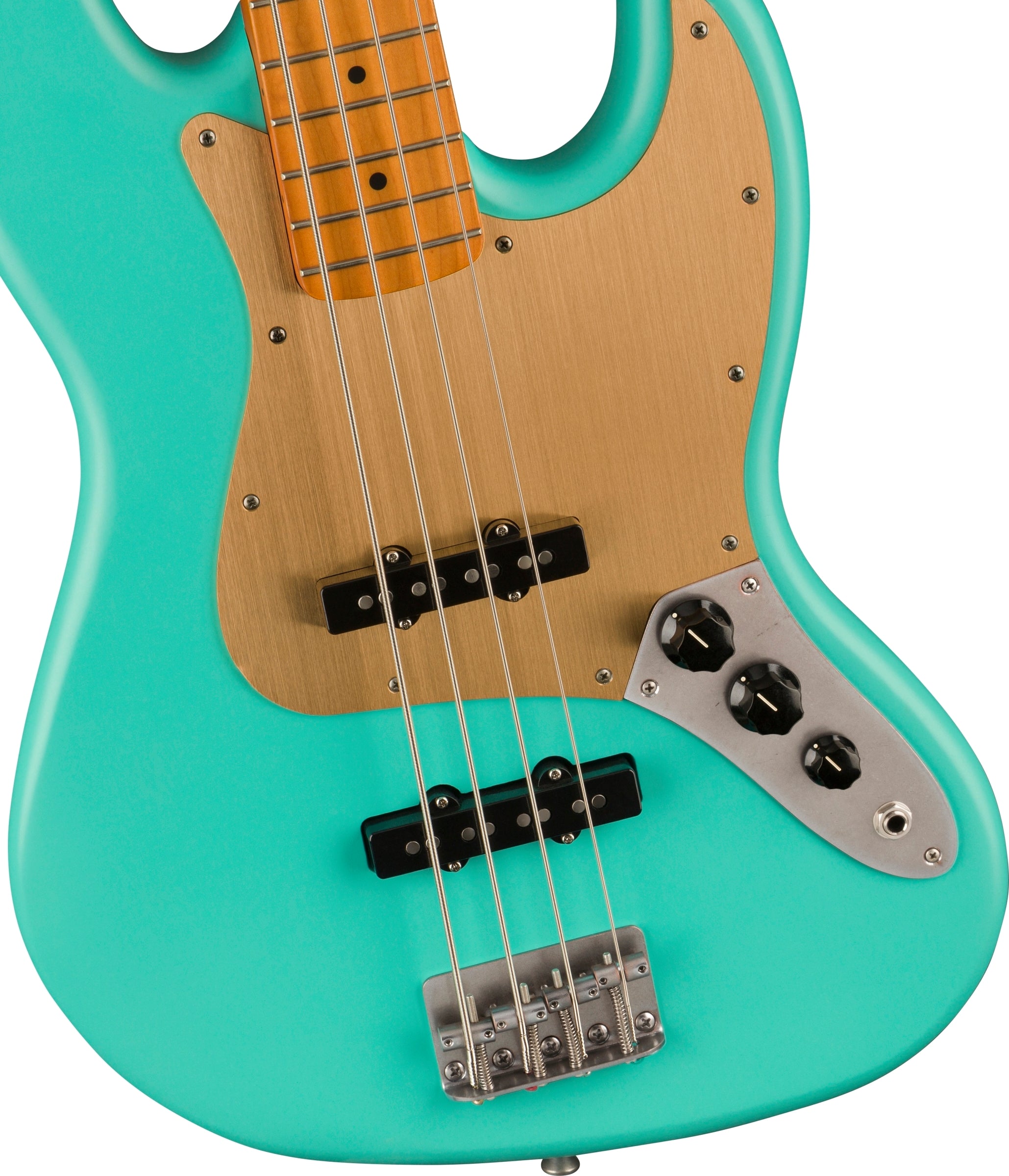 Squier 40th Anniversary Vintage Edition Jazz Bass Guitar - Satin Seafoam Green