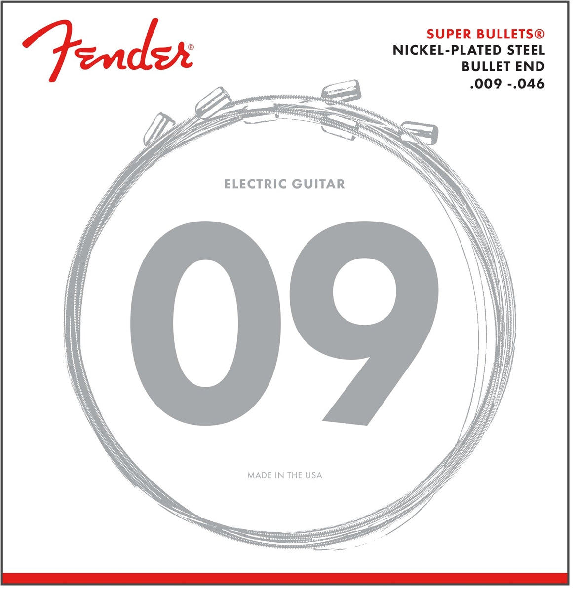 Fender 9-46 Super Bullets Electric Guitar String Set