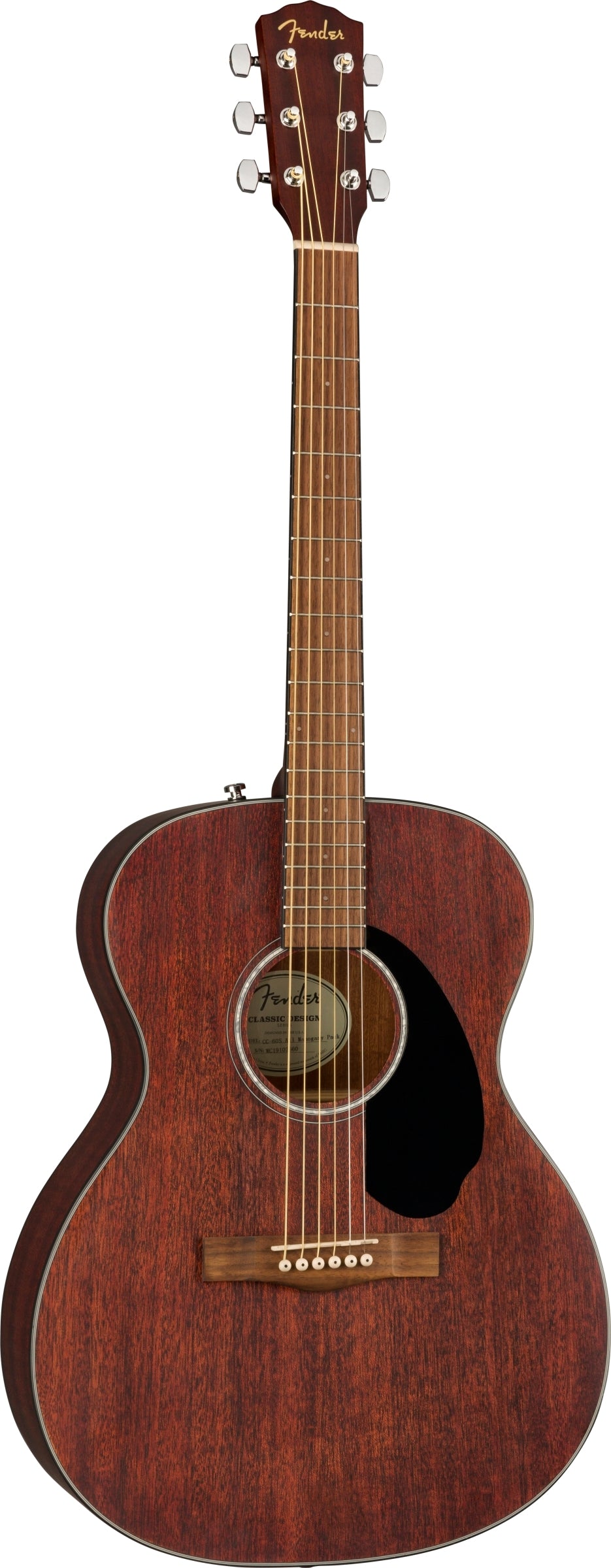 Fender CC-60S All-Mahogany Concert Acoustic Guitar