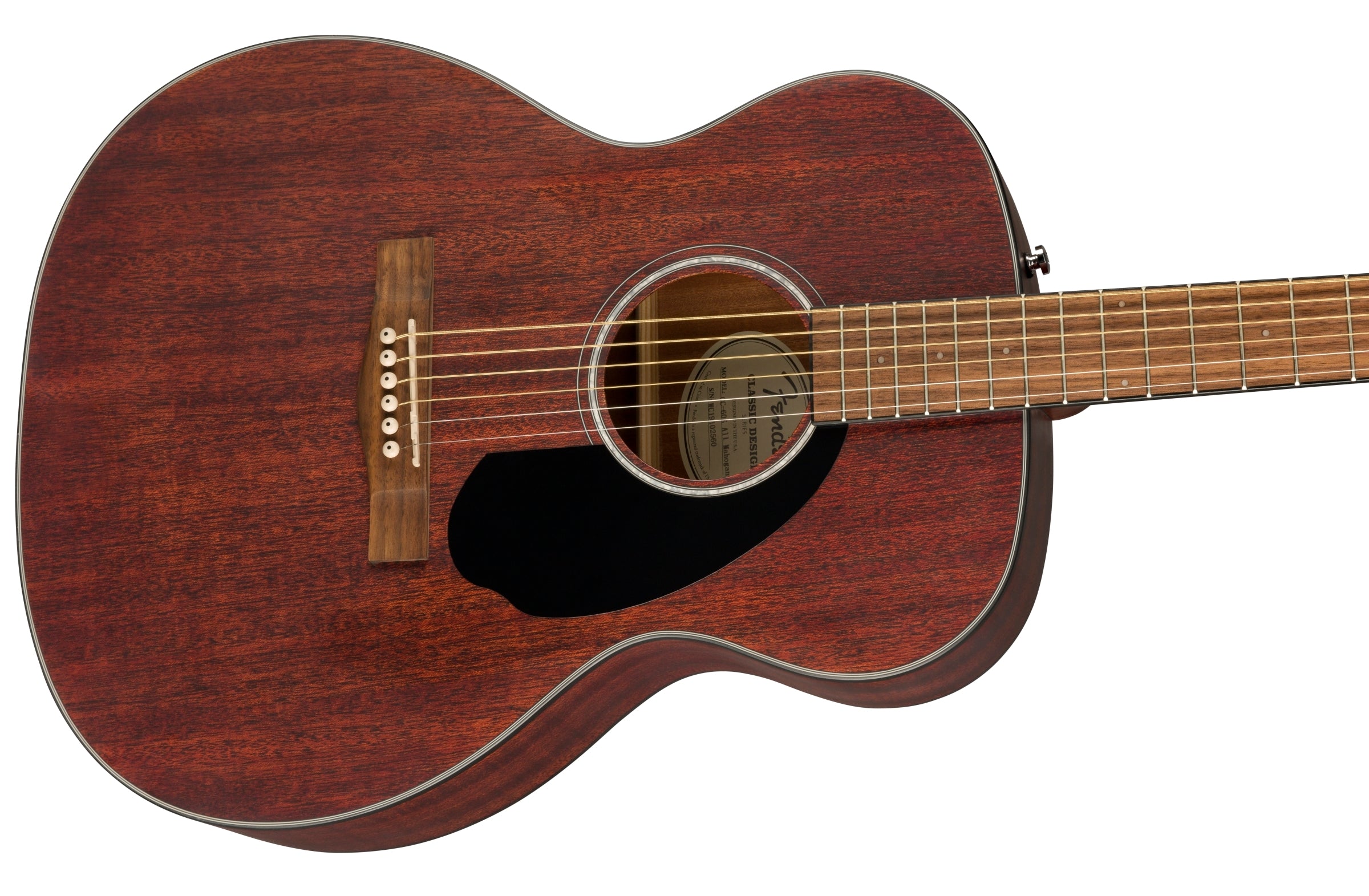 Fender CC-60S All-Mahogany Concert Acoustic Guitar