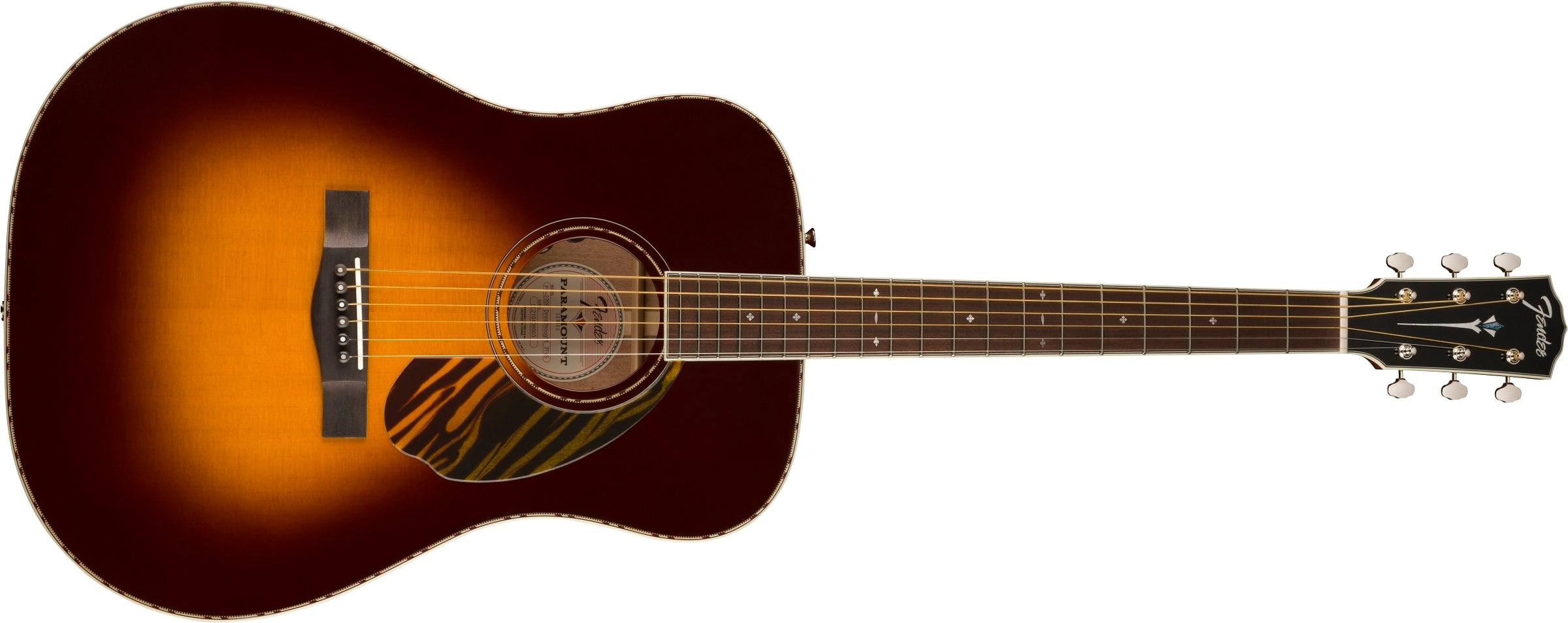 Fender PD-220E Dreadnought Acoustic-Electric Guitar - 3-Color Vintage Sunburst