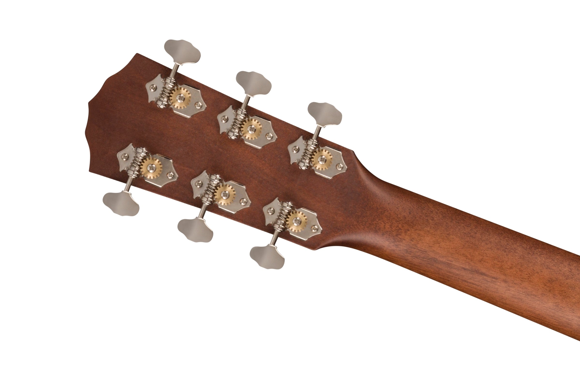 Fender PD-220E All Mahogany Dreadnought Acoustic-Electric Guitar - Aged Cognac Burst