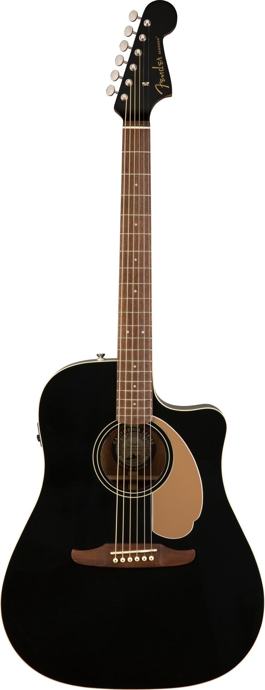 Fender Redondo Player 6 String Acoustic Electric Guitar - Jetty Black