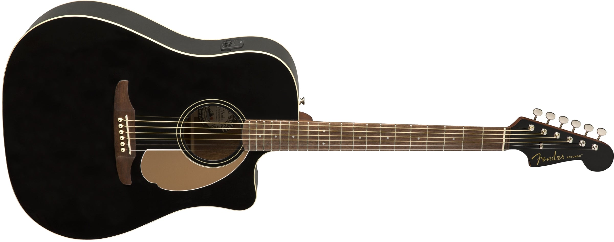 Fender Redondo Player 6 String Acoustic Electric Guitar - Jetty Black