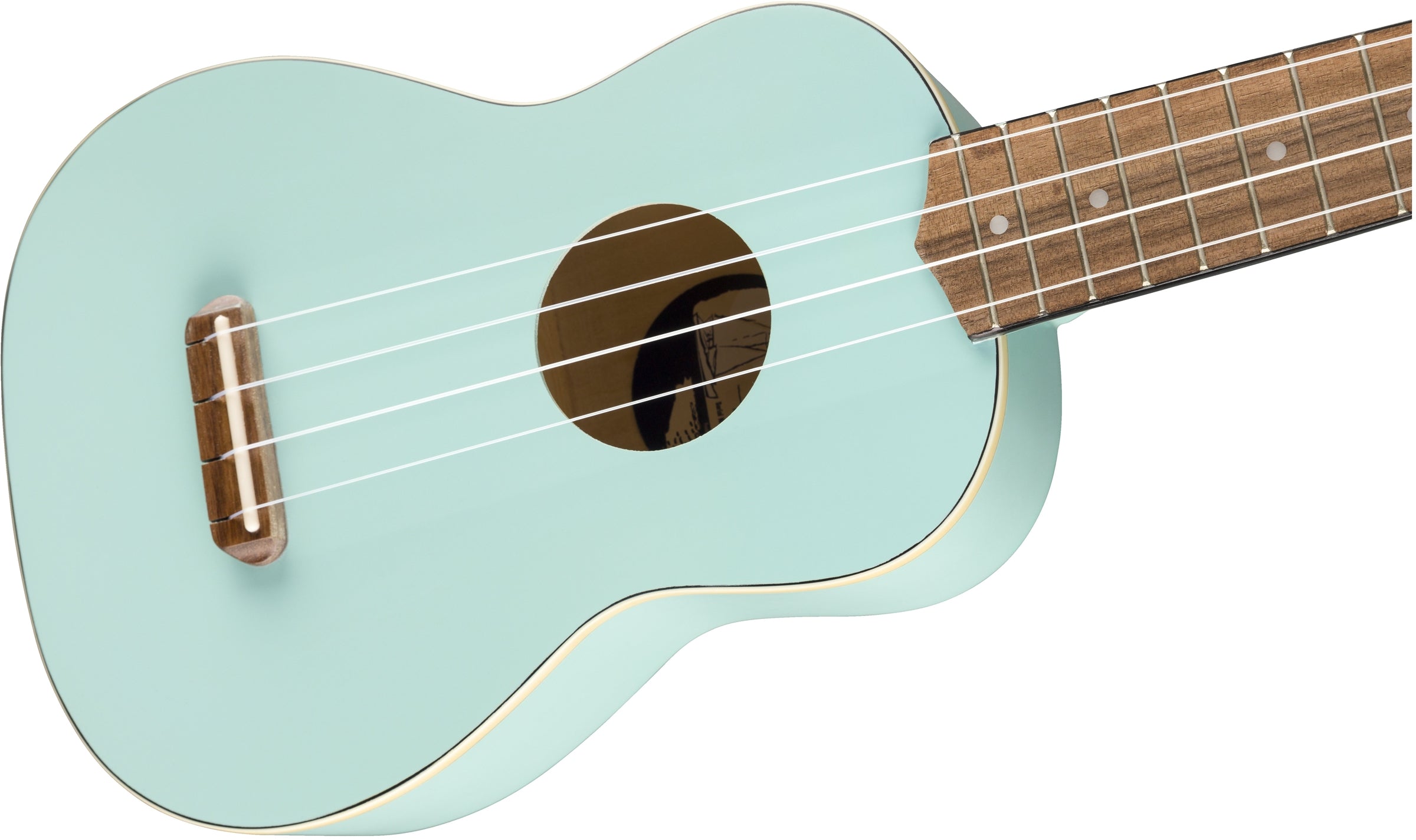 Fender Venice Soprano Ukulele - Daphne Blue