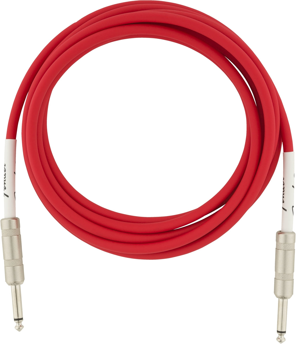 Fender Original Series Straight to Straight Instrument Cable 10ft - Fiesta Red