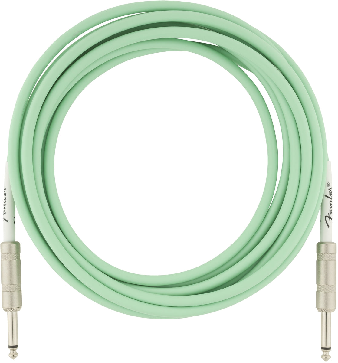 Fender original Series 15' TS Male 1/4 - TS Male 1/4 Instrument Cable - Surf Green